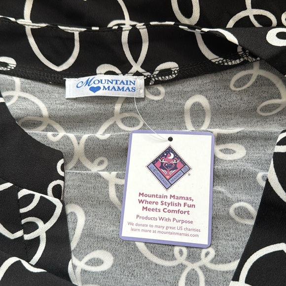 Black / White Knit Tunic XXL - Picture 5 of 6